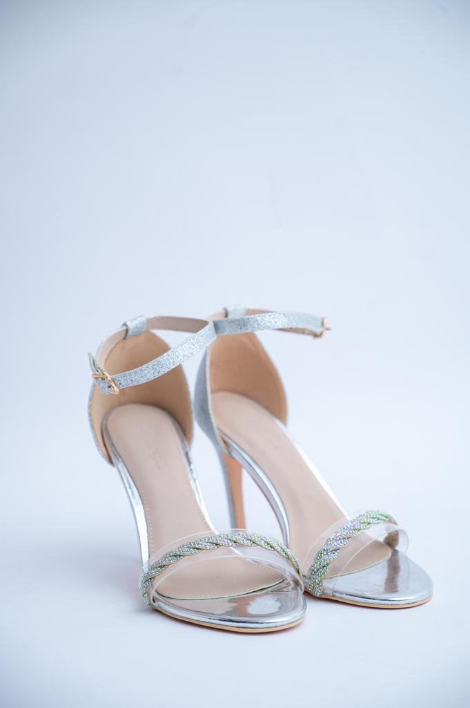 Miu Miu Sandals In Silver Leather With Blue And Crystal Highlights |  craft-ivf.com