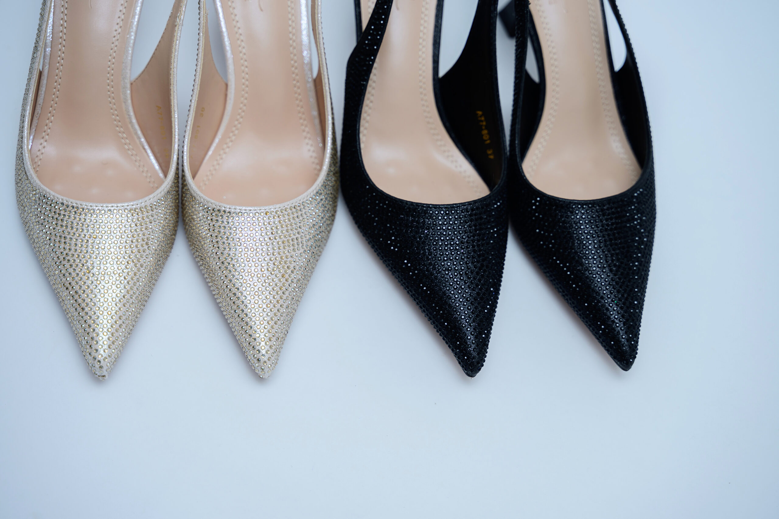 Asma Glitter Pumps - Image 4