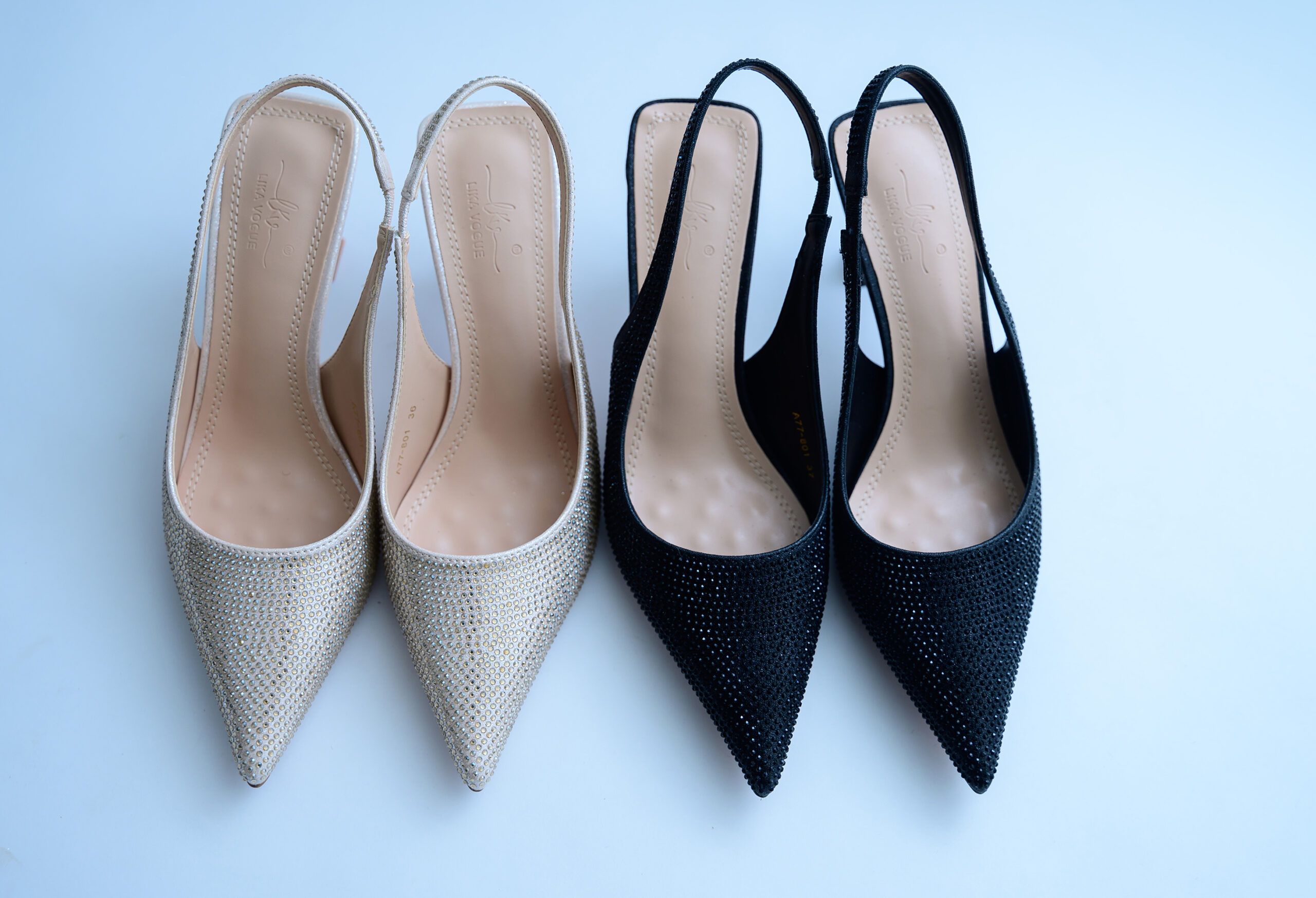 Asma Glitter Pumps - Image 3