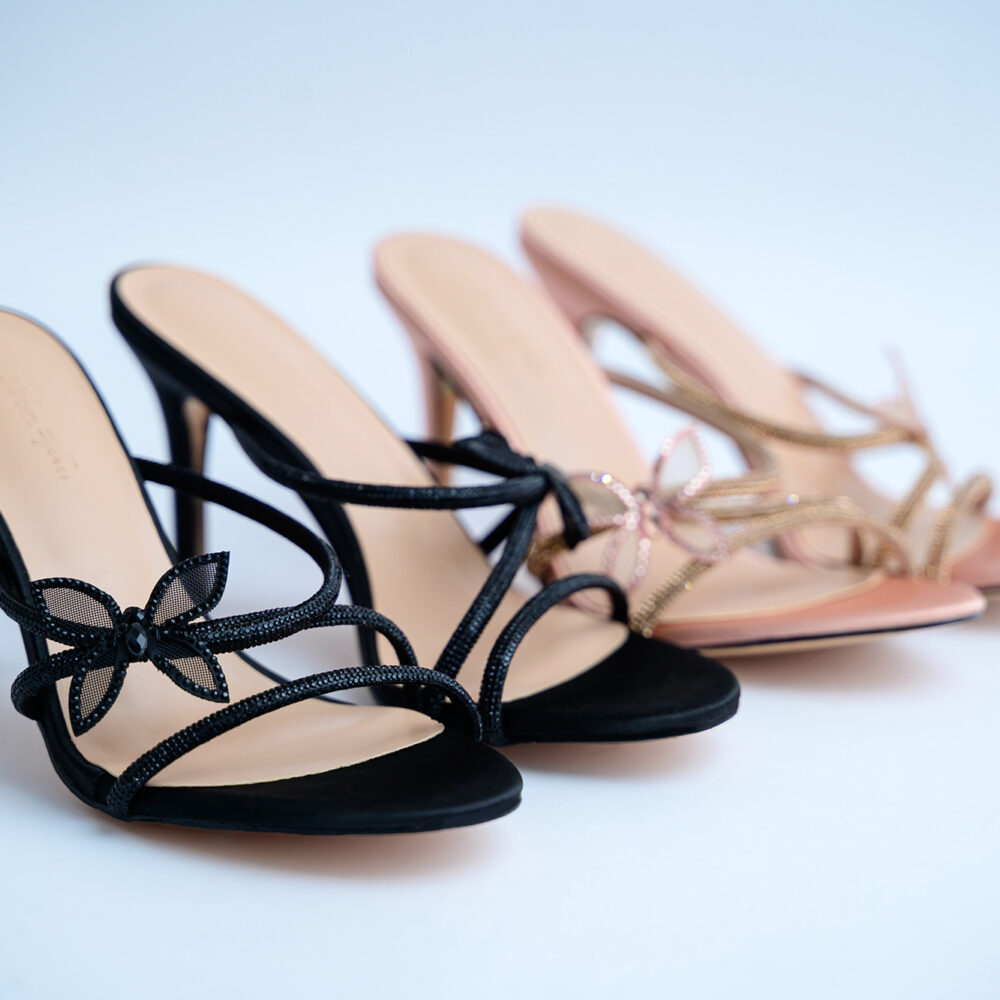 Ariana Heeled Slippers